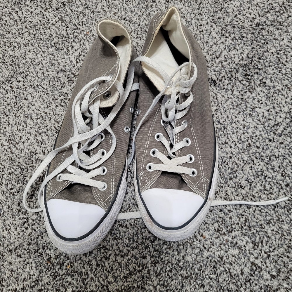 Converse Chuck Taylor All Stars Charcoal Gray High Top Lace Up Sneaker